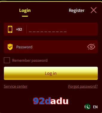 92Dadu login preview